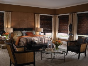 Premium woven wood shades
