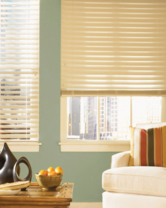 Bali® Essential 2" Privacy Faux Wood Blinds Fauxwood or Faux Blinds