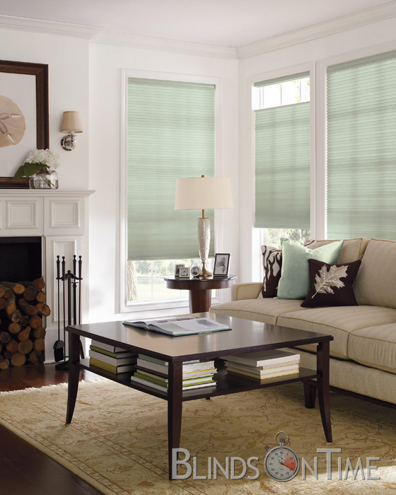 Levolor Accordia Linen Single Cellular Shades 9/16" Cell