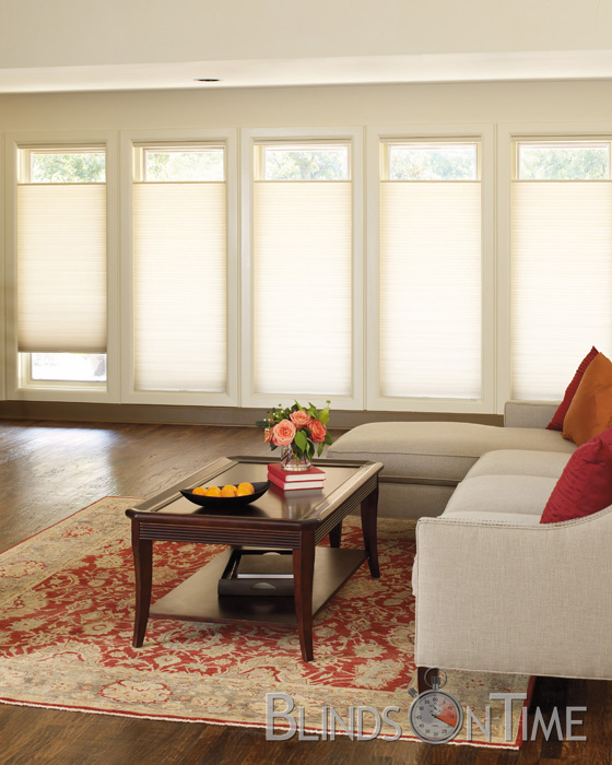 Levolor Accordia Single Cellular Shades 9/16" Cell Light