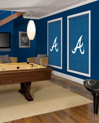 Comfortex RollerShade MLB Atlanta Braves Collection