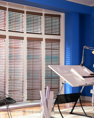 Comfortex 2" S-Curve Wood Alloy Blinds