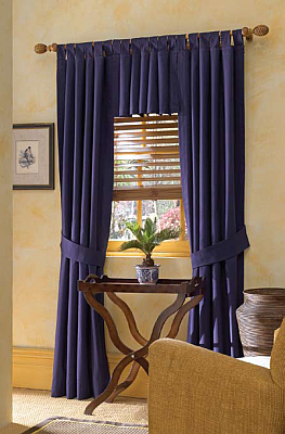 BlindsOnTime Drapery Tab Top Panels