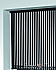 Black stripped roller shade