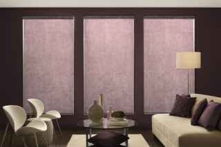 Roller Shades with flower border