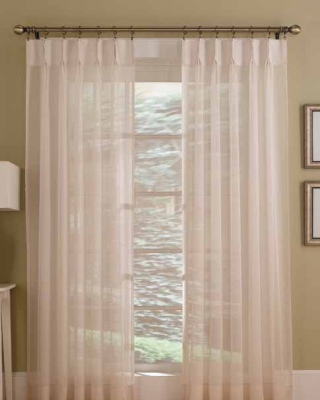 PhaseII Drapery Sheer Pleated Panels