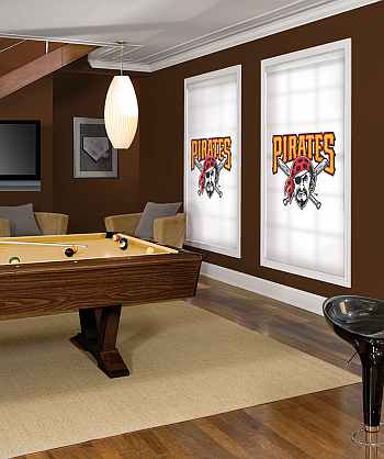 Major basbal league roller shades