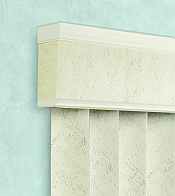 trasitional valance for vertical blinds